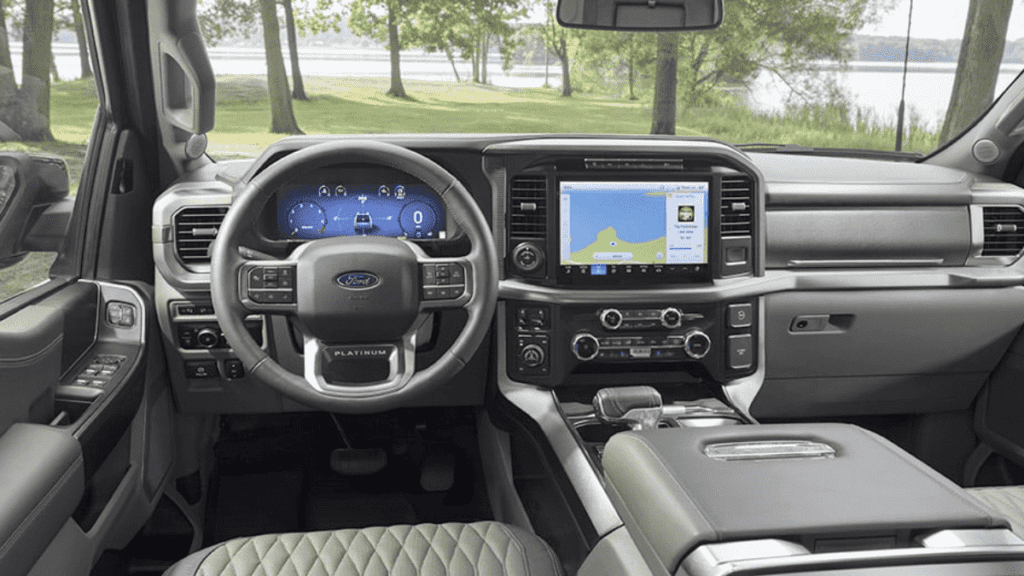 2024 Ford F150 interior